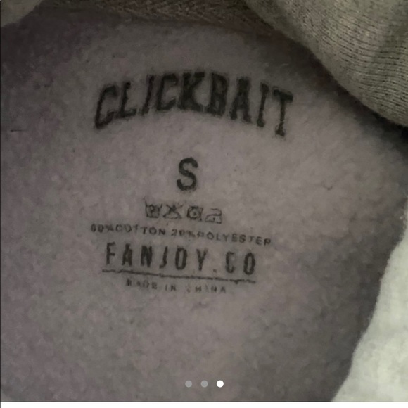 david dobrik grey clickbait hoodie - Picture 2 of 2